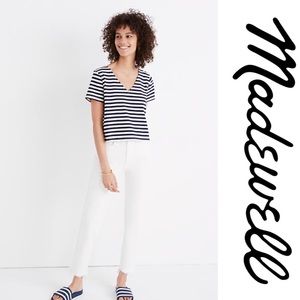 NWT - Madewell - Setlist Boxy Top in Martin Stripe